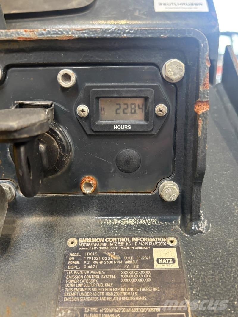 Bomag Vibrationsplatte BPR70/70DE Lever Vibro plošče
