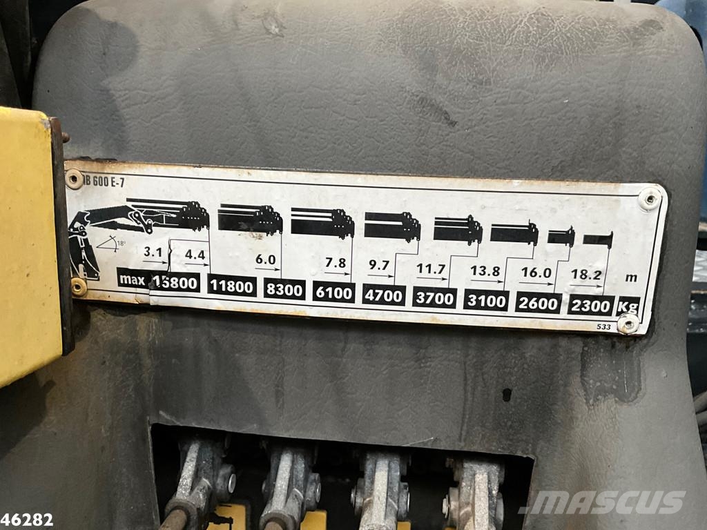 MAN 26.464 DFLC 8x4 Hiab 60 Tonmeter laadkraan + Fly-J رافعات صالحة لكل أنواع الطرق