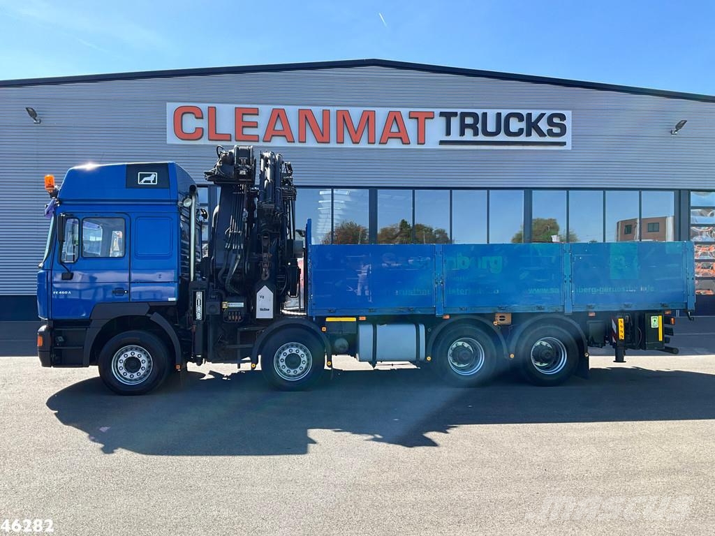 MAN 26.464 DFLC 8x4 Hiab 60 Tonmeter laadkraan + Fly-J رافعات صالحة لكل أنواع الطرق