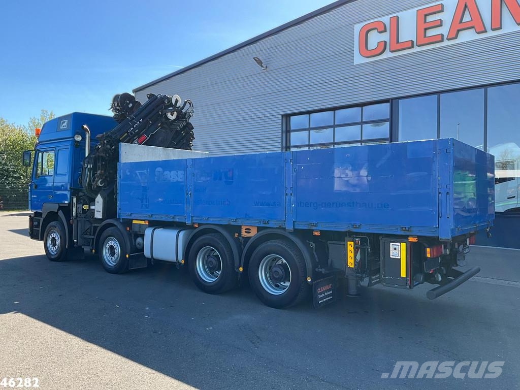 MAN 26.464 DFLC 8x4 Hiab 60 Tonmeter laadkraan + Fly-J رافعات صالحة لكل أنواع الطرق