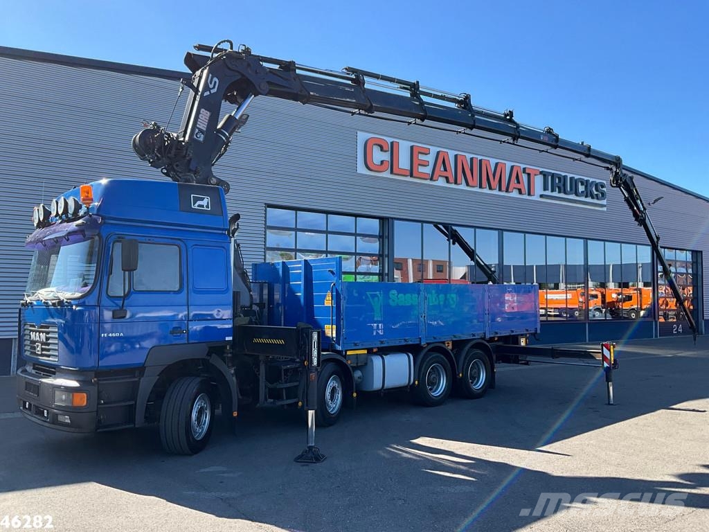 MAN 26.464 DFLC 8x4 Hiab 60 Tonmeter laadkraan + Fly-J رافعات صالحة لكل أنواع الطرق