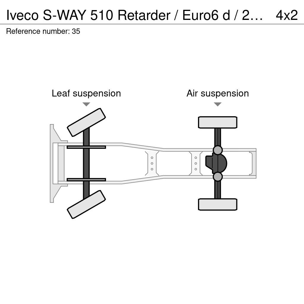 Iveco S-WAY 510 Retarder / Euro6 d / 2 x Tank Tracteur routier