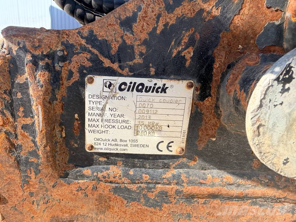 OilQuick OQ70 - M318D / 320D / 320E / 320F / 323D / 323E / Quick connectors
