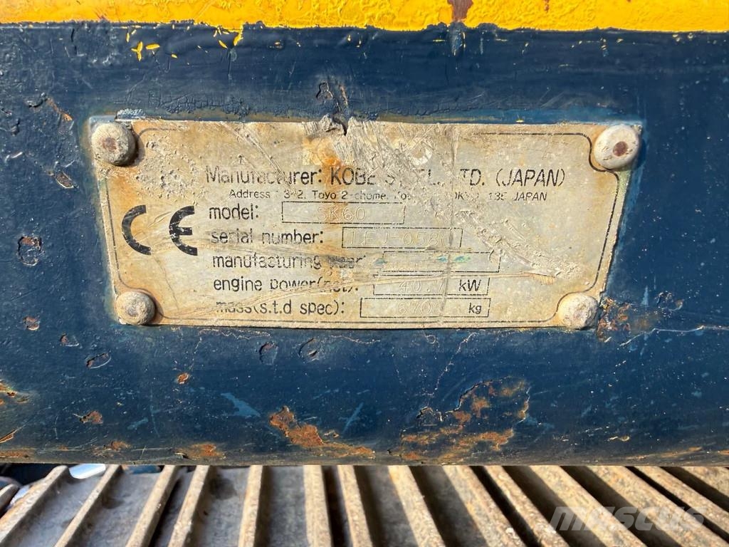 Kobelco SK60 Miniexcavadoras