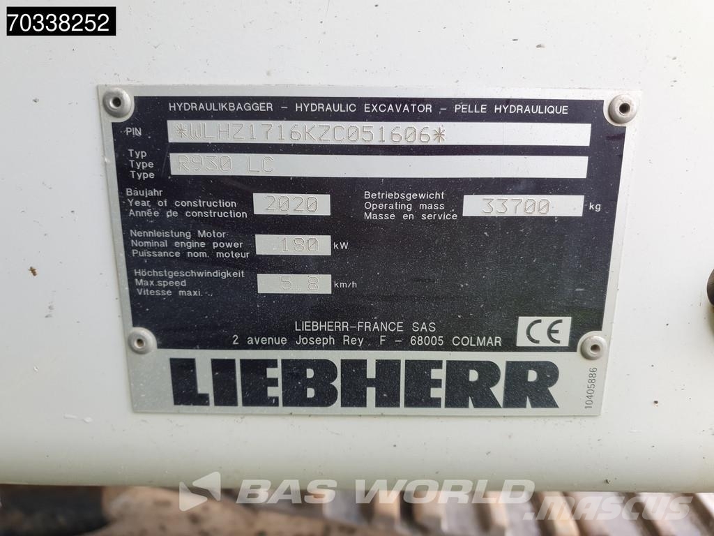 Liebherr R930 LC Excavadoras de cadenas