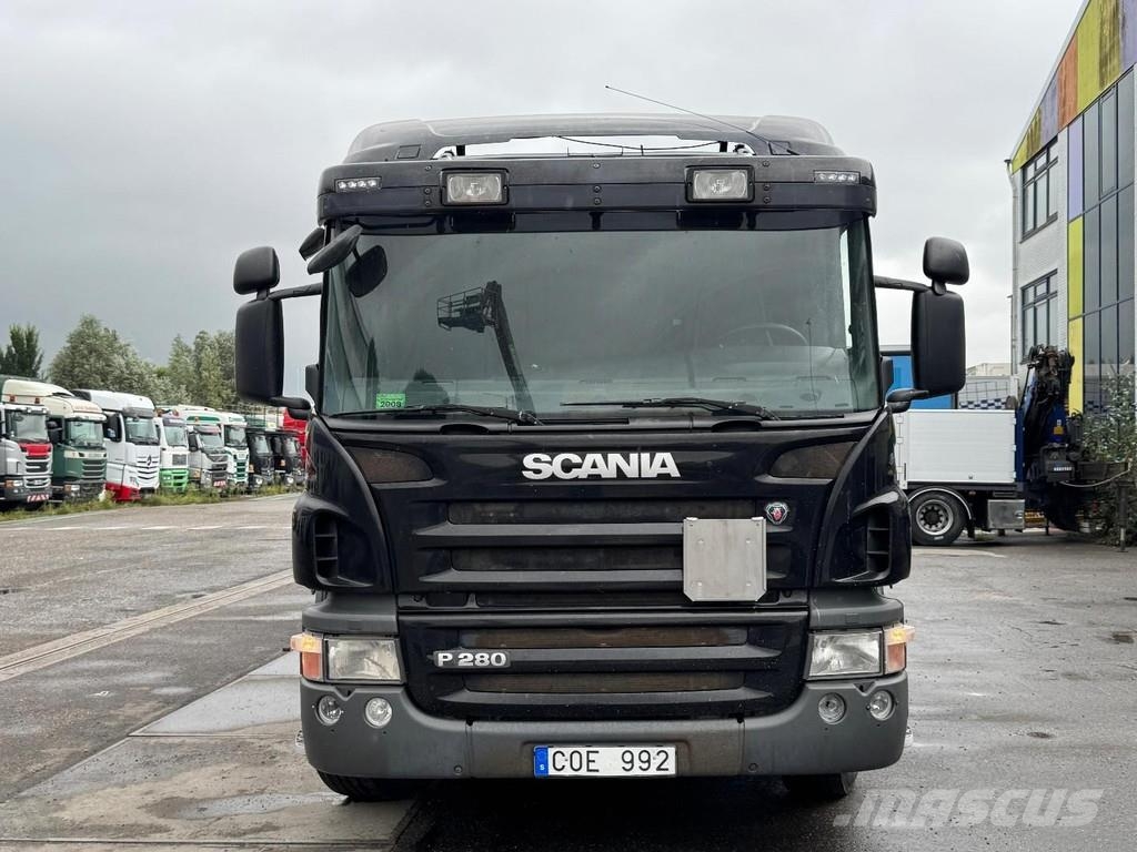 Scania P280 4X2 EURO 5 + HIAB 088 B-3 + REMOTE CONTROL + Kranen voor alle terreinen