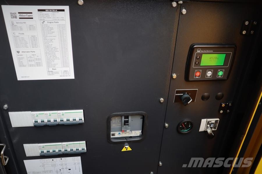 Atlas Copco QES 105 JD S3A ESF Valid inspection, Diesel, 105 k Générateurs diesel