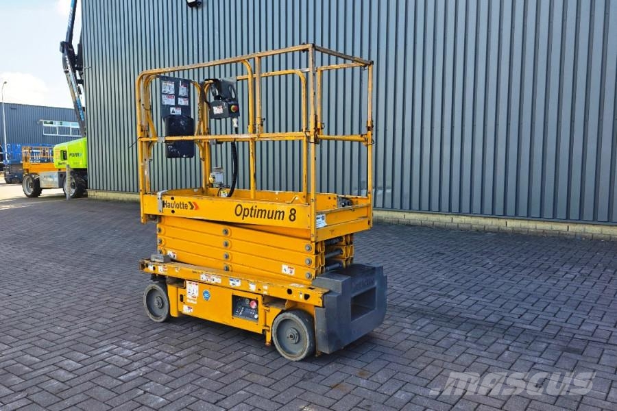 Haulotte Optimum 8 Electric, 7.77m Working Height, 230kg Ca Elevadores de tesoura
