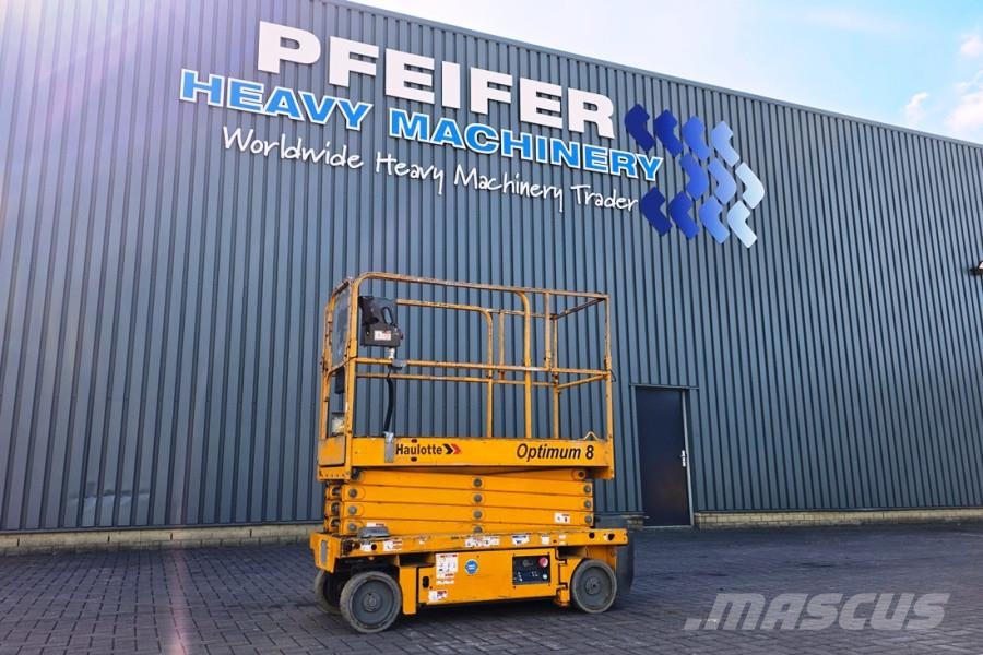 Haulotte Optimum 8 Electric, 7.77m Working Height, 230kg Ca Elevadores de tesoura