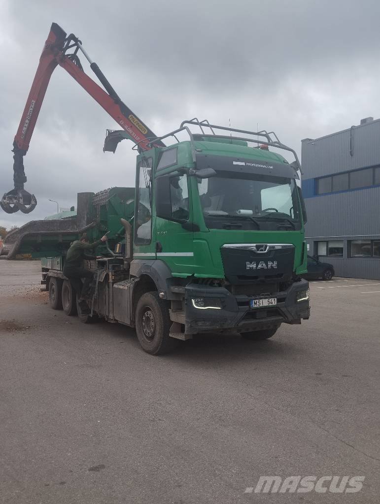 MAN TGS 35.510 Дробилки древесины