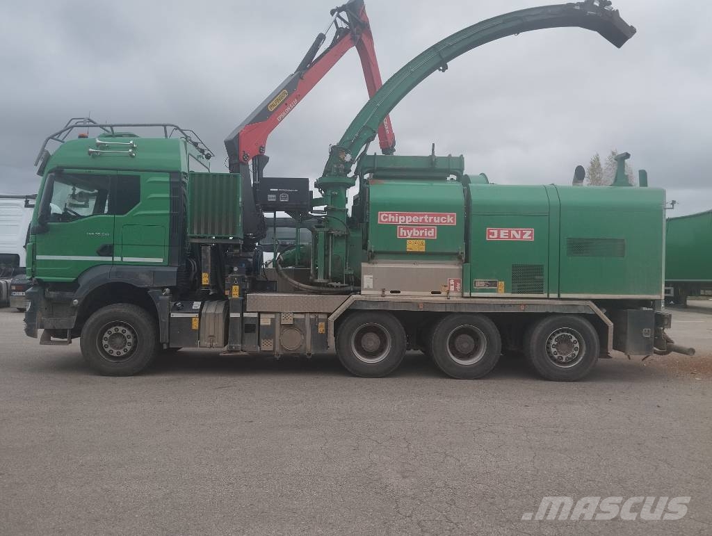 MAN TGS 35.510 Дробилки древесины