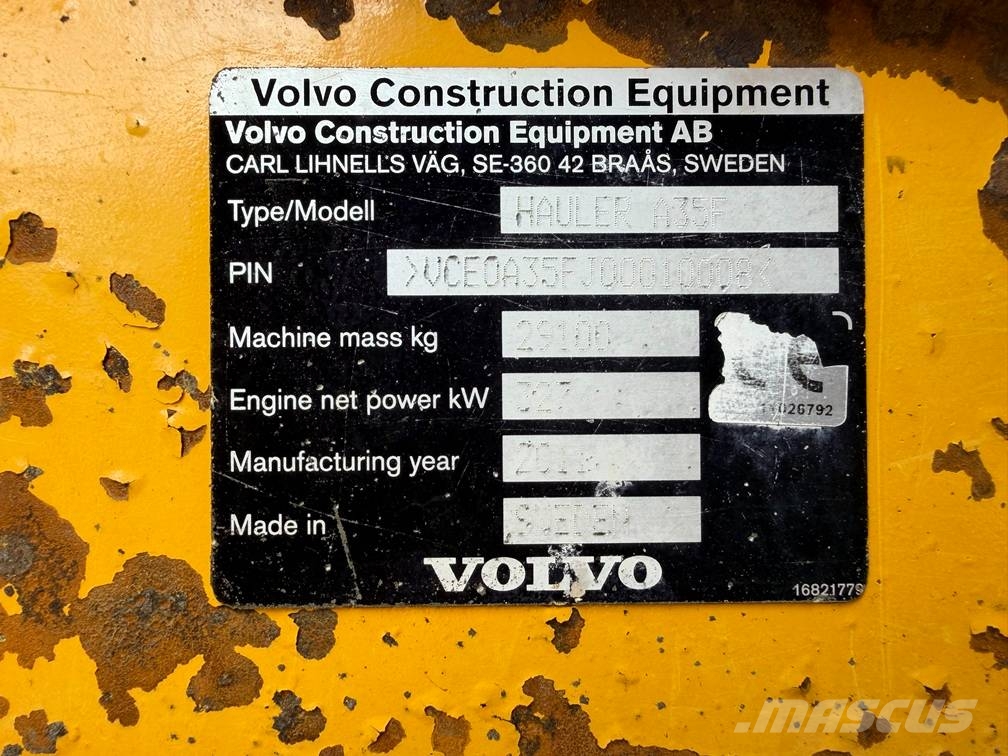 Volvo A 35 F ساحبات مفصلية