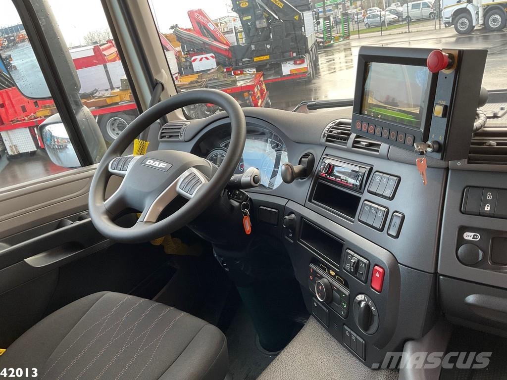 DAF FAN CF 340 Hiab 23 ton/meter laadkraan Мусоровозы