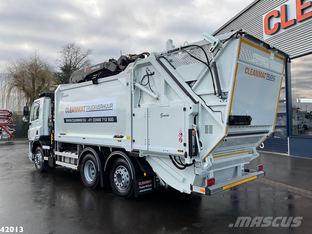 DAF FAN CF 340 Hiab 23 ton/meter laadkraan Мусоровозы