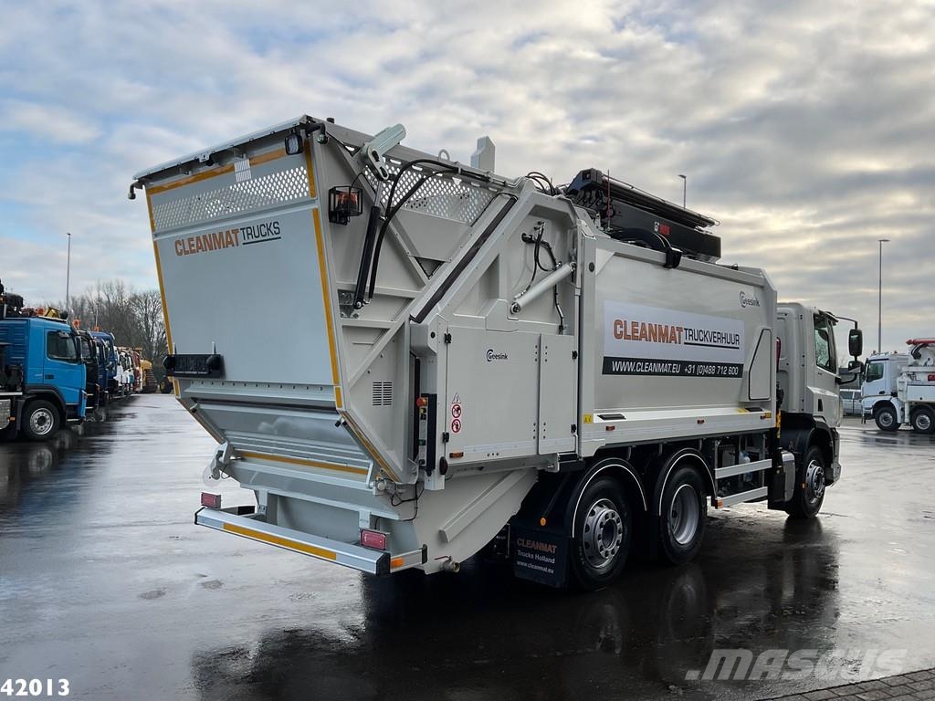 DAF FAN CF 340 Hiab 23 ton/meter laadkraan Мусоровозы