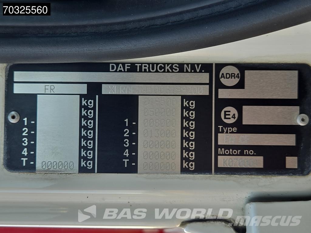 DAF CF 450 CF 4X2 Caja 8,20m Plataforma Dhollandia 2t Kamioni sa ciradom