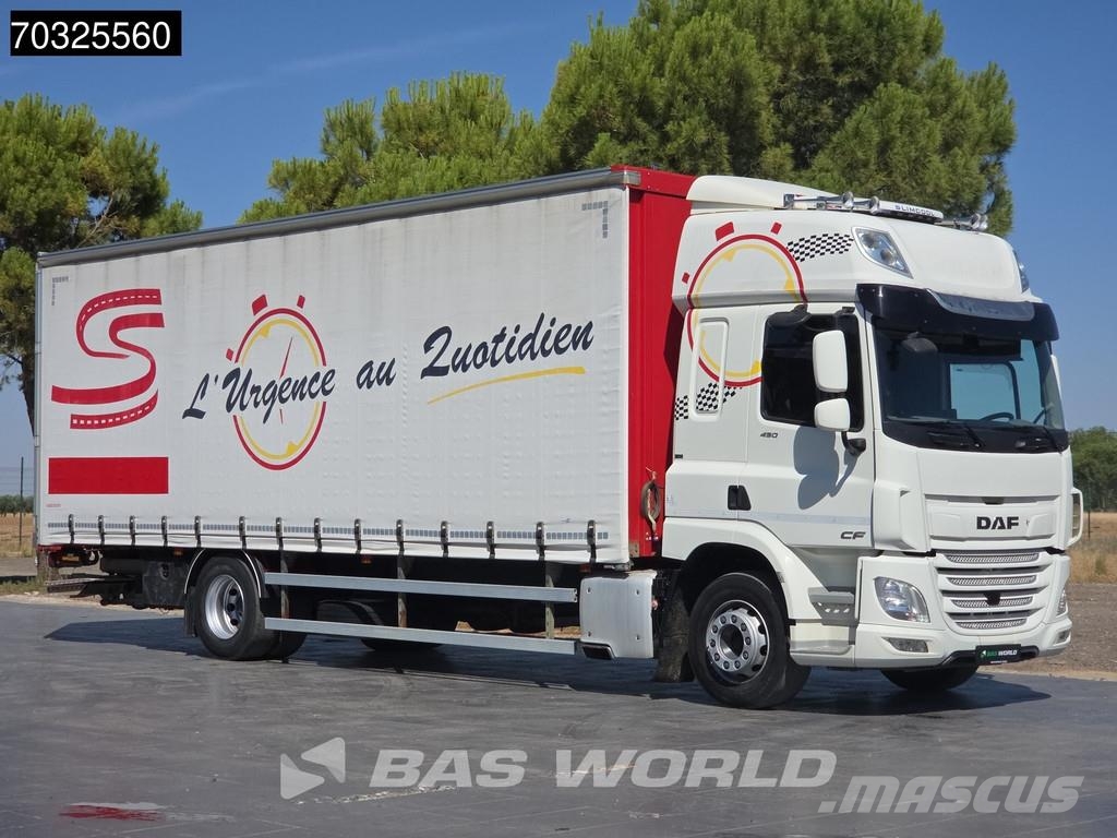 DAF CF 450 CF 4X2 Caja 8,20m Plataforma Dhollandia 2t Kamioni sa ciradom