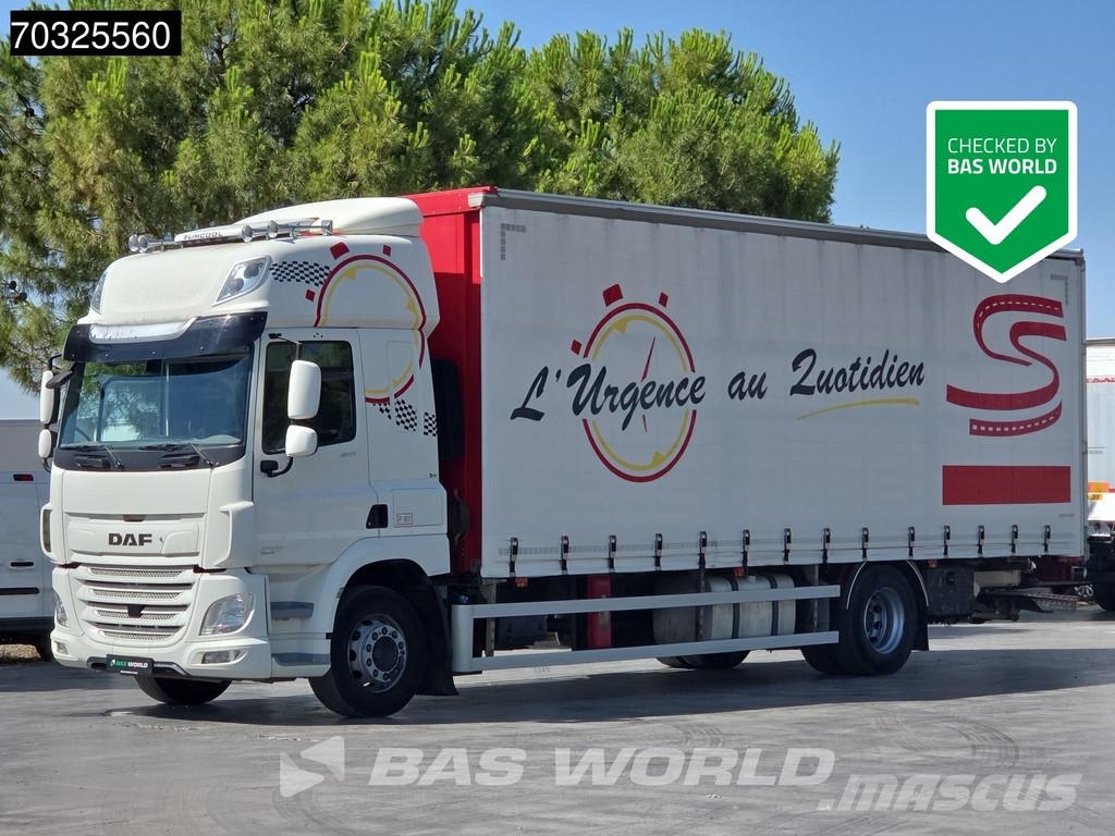 DAF CF 450 CF 4X2 Caja 8,20m Plataforma Dhollandia 2t Kamioni sa ciradom