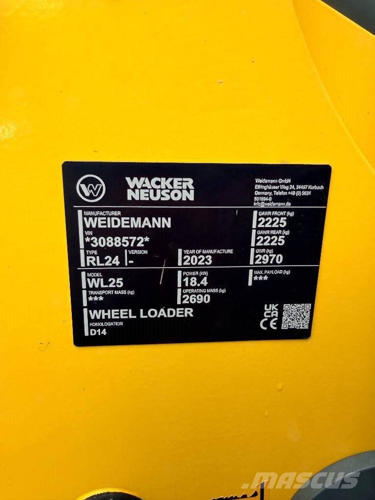 Wacker Neuson WL 25 Wielladers