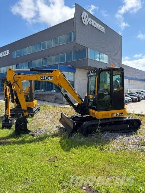 JCB 50 Z-2 Mini ekskavatörler, 7 tona dek