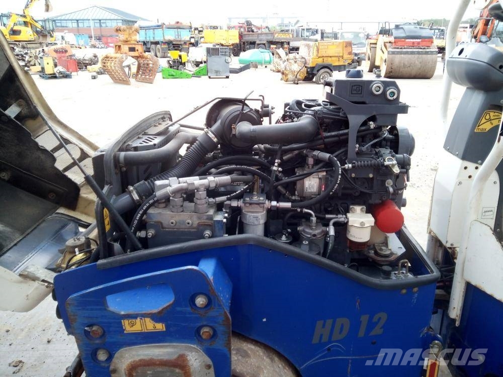 Hamm HD 12 VV dupla vibrációs úthenger Котки тротуарні