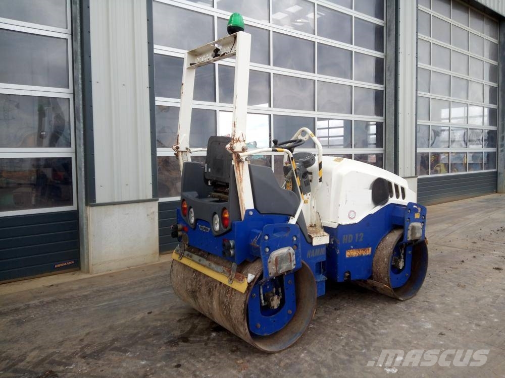 Hamm HD 12 VV dupla vibrációs úthenger Котки тротуарні
