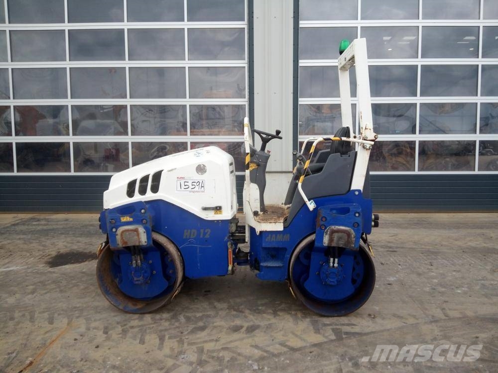 Hamm HD 12 VV dupla vibrációs úthenger Котки тротуарні