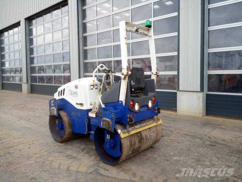 Hamm HD 12 VV dupla vibrációs úthenger Котки тротуарні