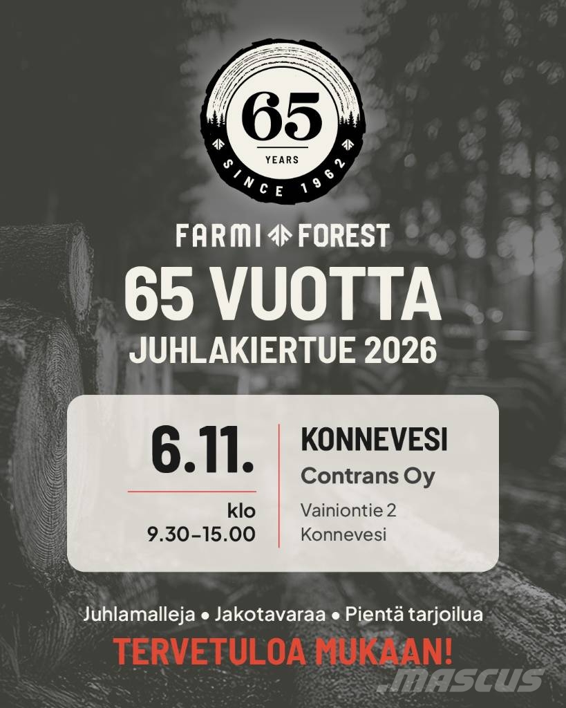 Farmi Forest FT7 ja CR24/CR25/CR36 hinnat alkaen Forstanhänger