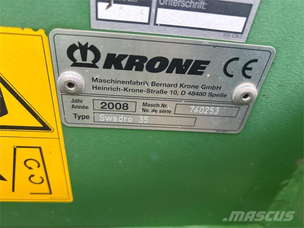 Krone SWADRO 35 معدات حصد