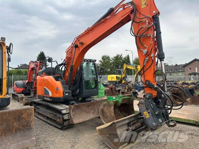 Doosan DX 140 LCR-5 Kettenbagger / AC / Oilquick OQ70/55 Crawler excavators