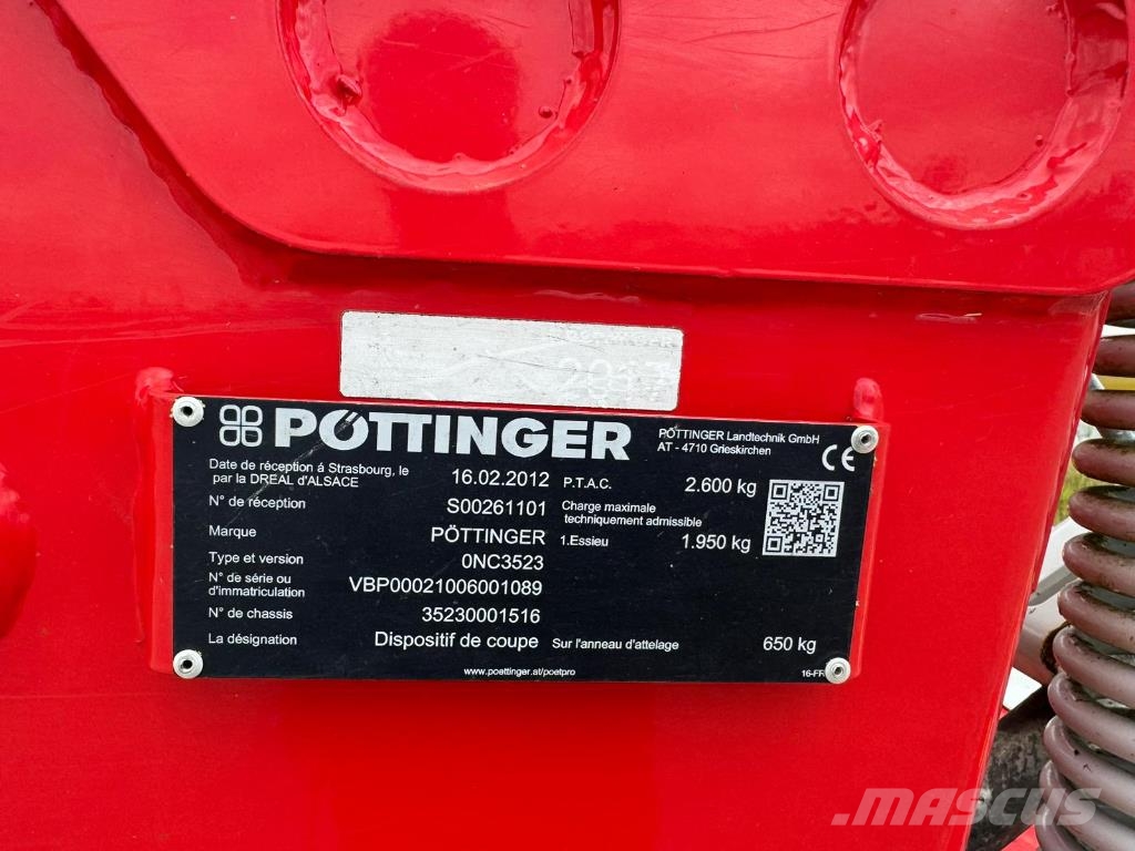 Pöttinger Novacat 3007T Mounted and trailed mowers