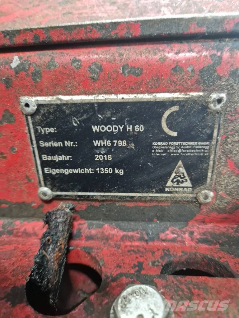 Konrad Forsttechnik Woody WH60 Betakarítók