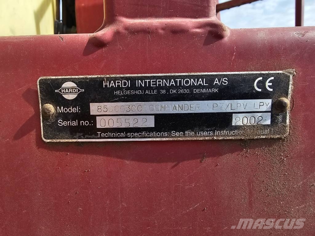 Hardi Commander 4200 Plus Trailersprøjter