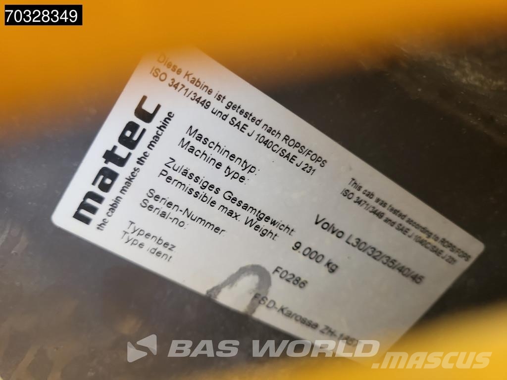 Volvo L30 G Cargadoras sobre ruedas