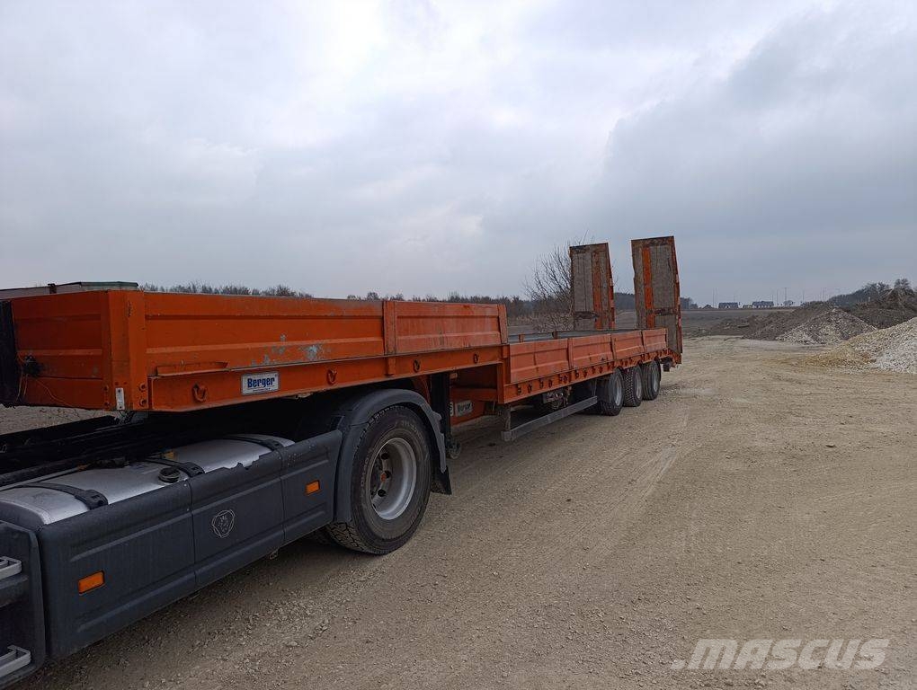 Berger Low Loader Semi-Trailer Low loader yari çekiciler