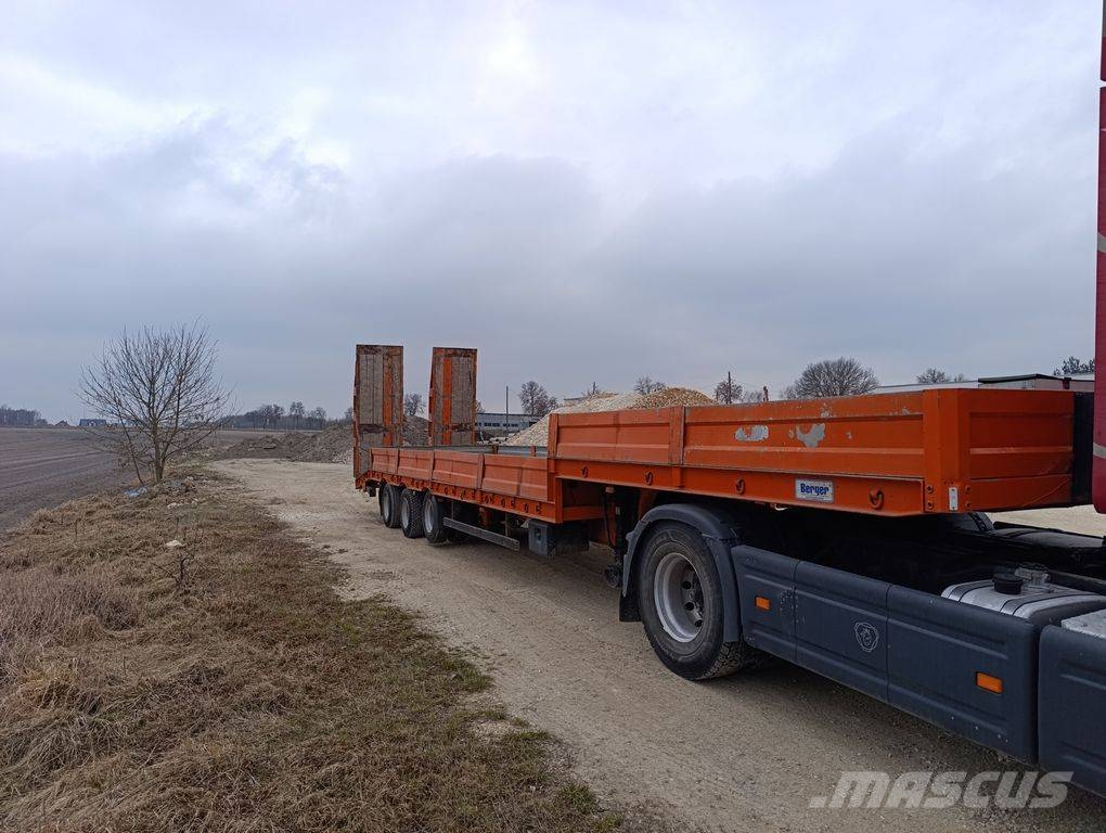 Berger Low Loader Semi-Trailer Low loader yari çekiciler