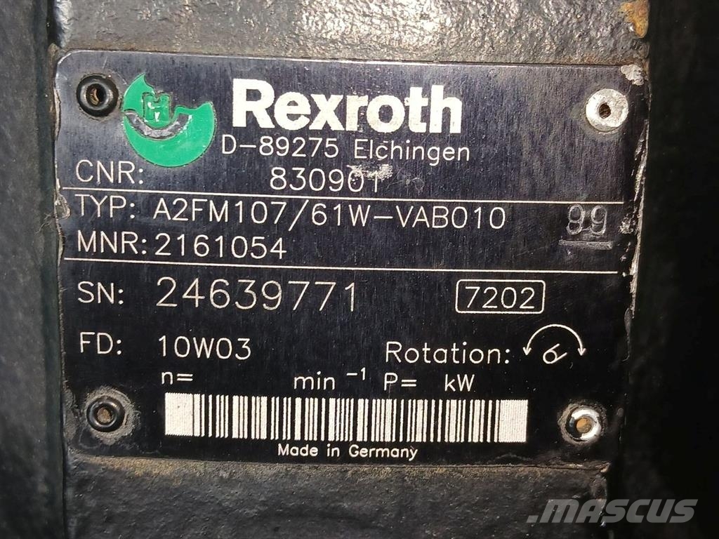 Rexroth A2FM107/61W-VAB010-830901/R902161054-Drive motor Гідравліка