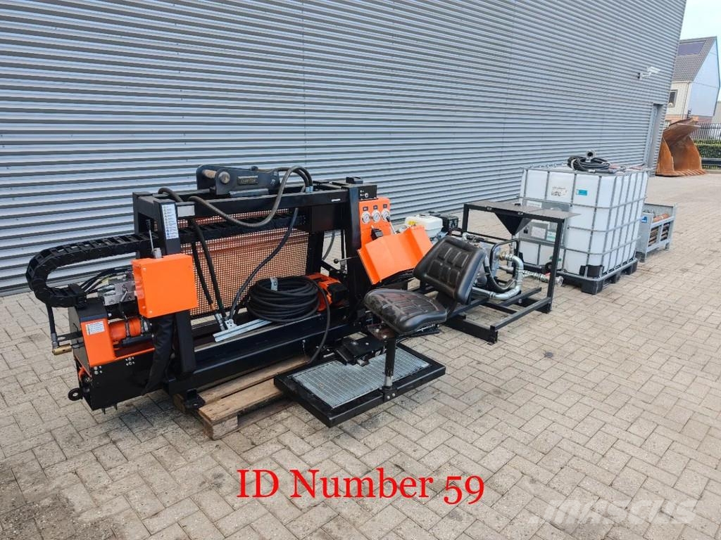 Geodrill HDD 4.8T Drill Flush and Spool instalatio Vertikaalsed puurmasinad