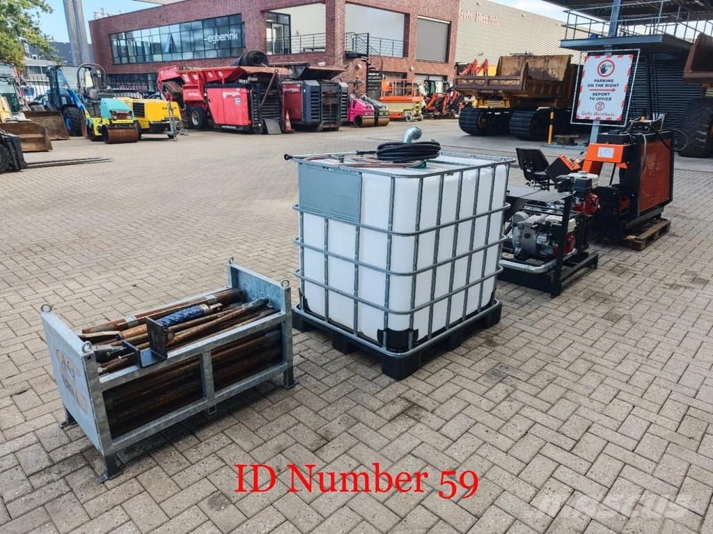 Geodrill HDD 4.8T Drill Flush and Spool instalatio Vertikaalsed puurmasinad