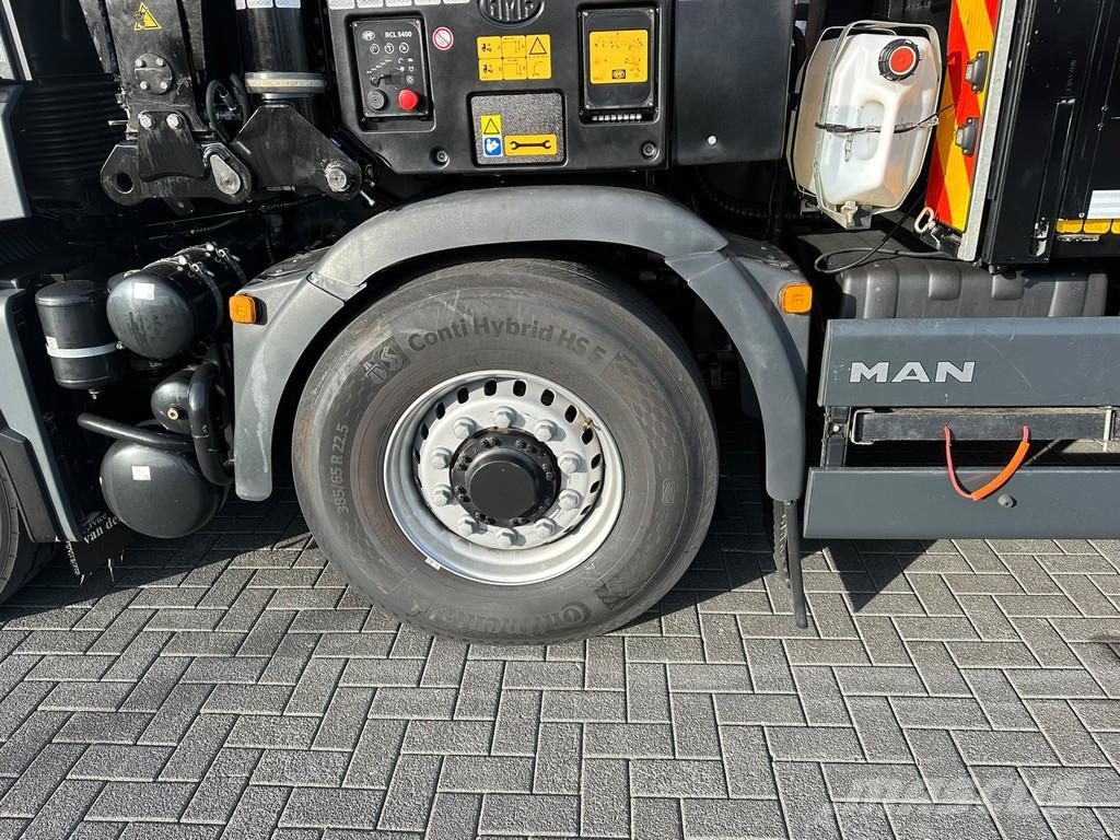 MAN TGS 35.510 8X4H BL BAKWAGEN +HMF 7020 K7 KRAAN/KRA All terrain cranes