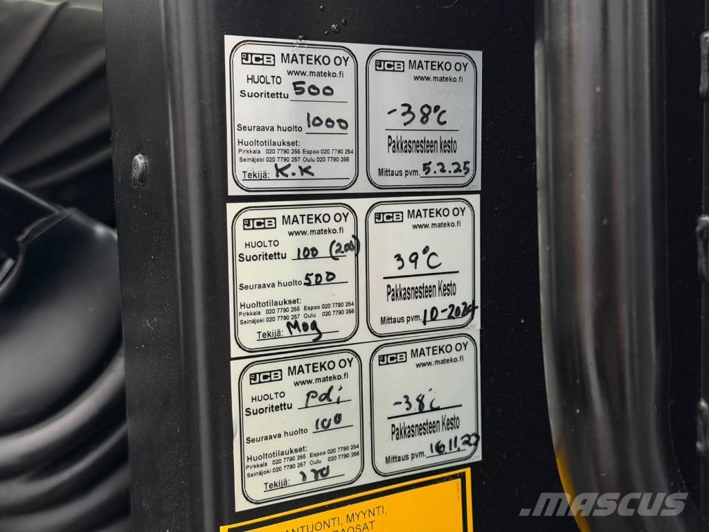 JCB 409/ Aurasähkö / 40km/h / Rasvari / Radlader