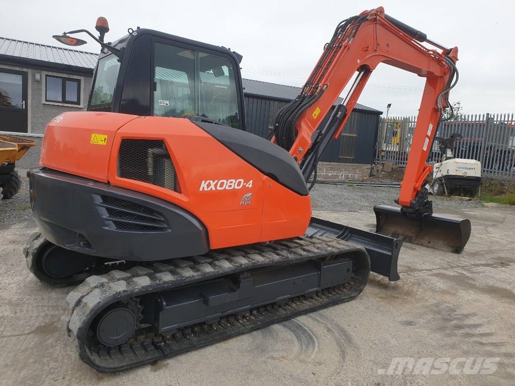 Kubota KX 080-4 Малые экскаваторы 7т-12т