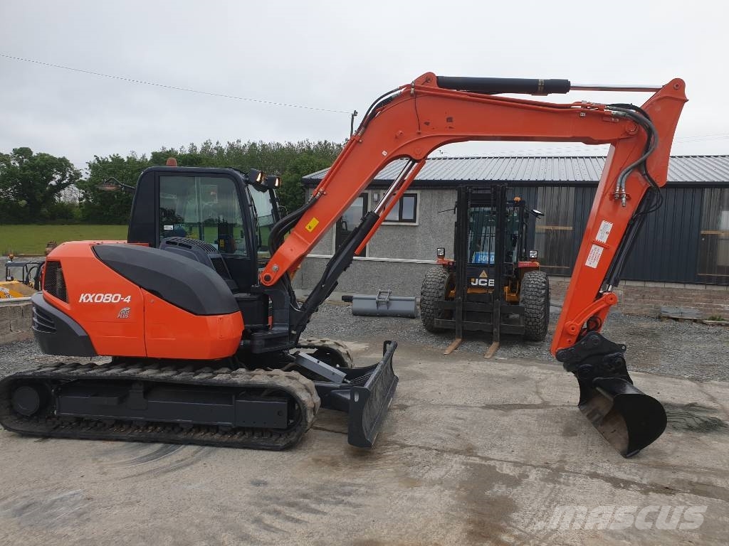 Kubota KX 080-4 Малые экскаваторы 7т-12т
