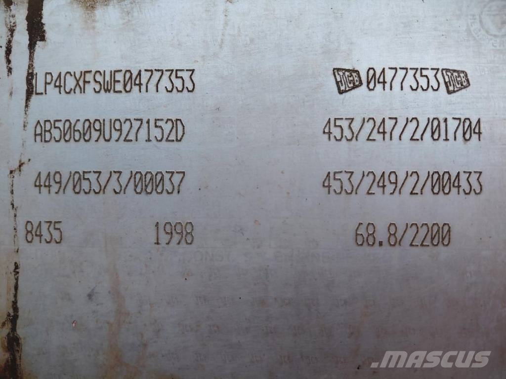 JCB 4 CX Backhoe loaders