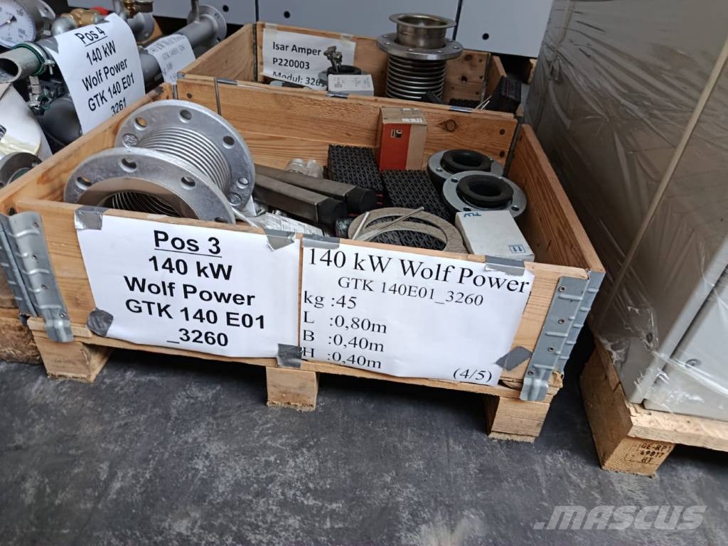 Wolf GTK 140E01 Gas generatoren