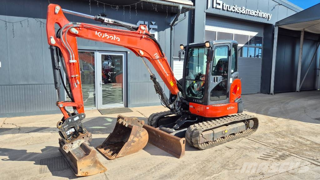 Kubota U55-4 - 2017 YEAR - POWERTILT - 5355 HOURS Mini excavatoare < 7t