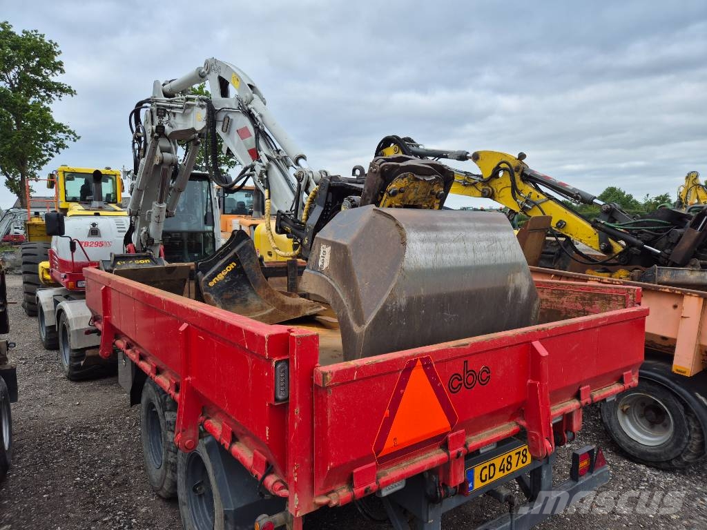 Takeuchi TB 295W med vogn Wielgraafmachines