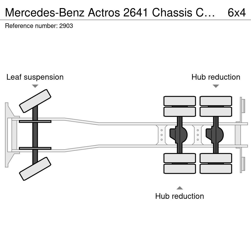 Mercedes-Benz Actros 2641 Chassis Cabine - EPS 3 ped - 6x4 - V6 Chassis met cabine