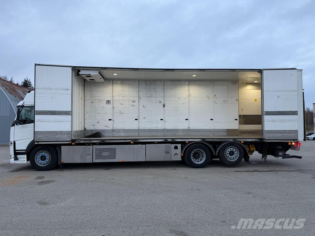 Volvo FM500 6X2 EURO6 + CARRIER + SIDE OPENING + RETARDE Hűtős